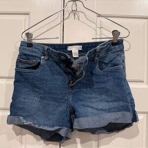 H&M Dark Blue Jean Shorts